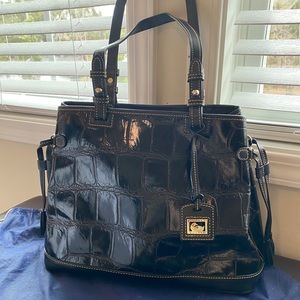 Dooney & Bourke Croco Embossed Leather Tote